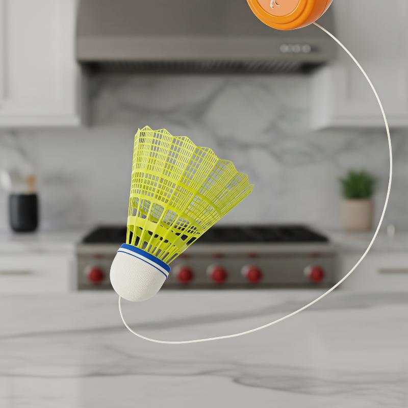 Badminton Equipment - Entrenador de Bádminton Automático Retráctil, Herramienta