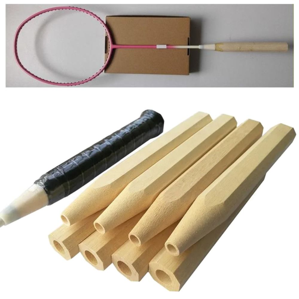 Badminton Equipment - Empuñadura de madera creativa para raqueta