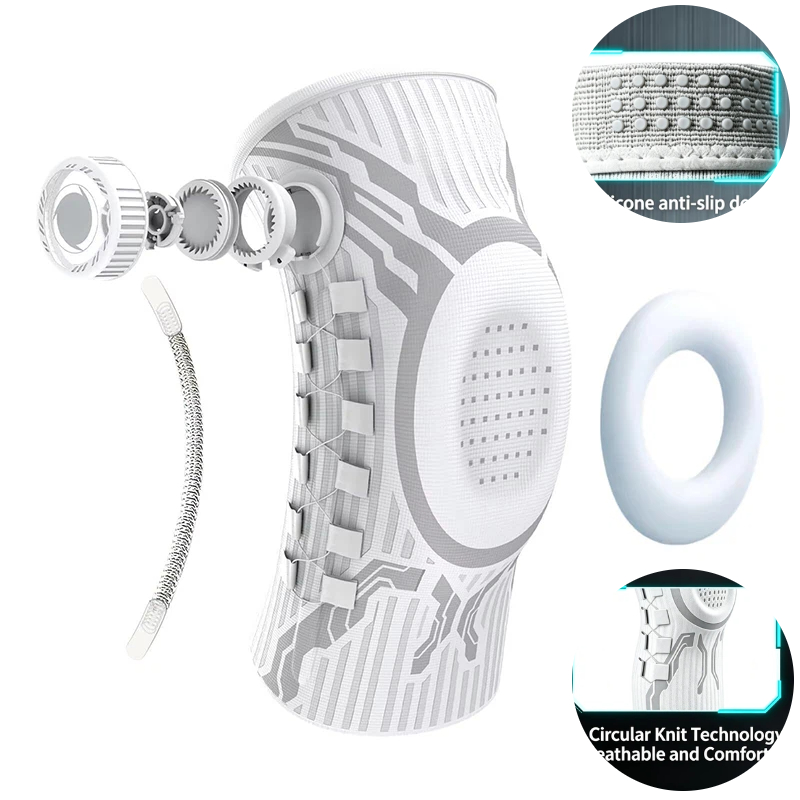 Knee Brace Badminton - Rodillera ajustable con perilla para hombres