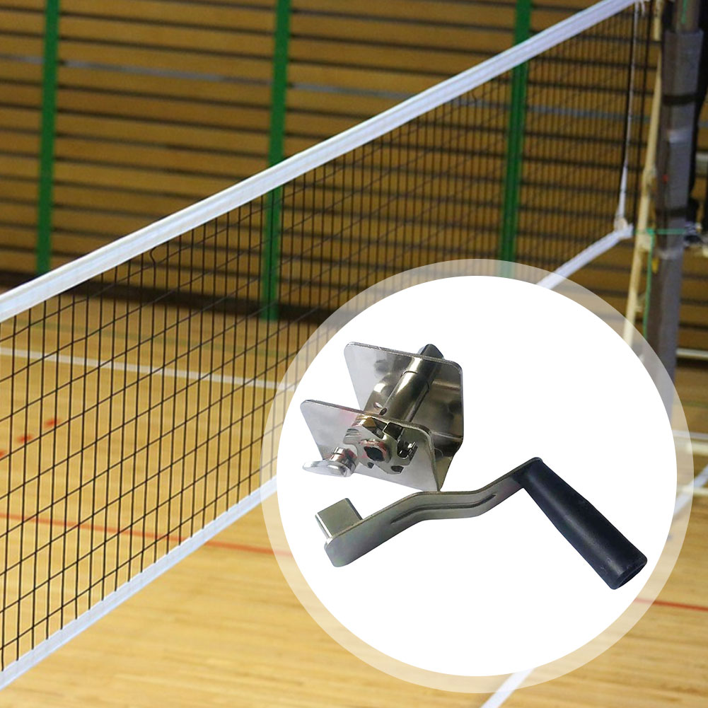 Badminton Net - Tensor de red deportiva de manivela,