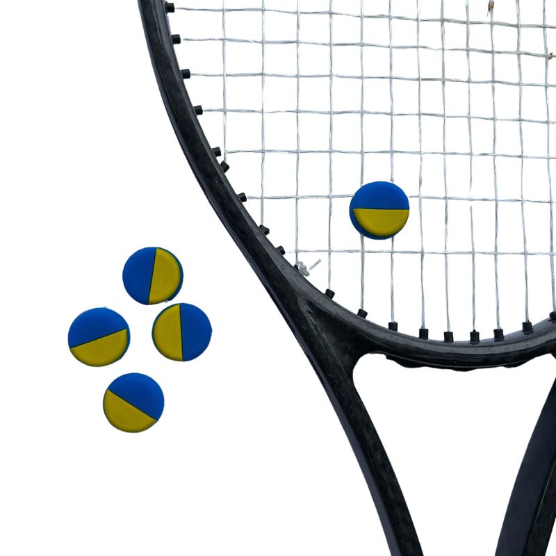 Racket Vibration Dampener - 4 unids/lote bandera de Ucrania amortiguadores