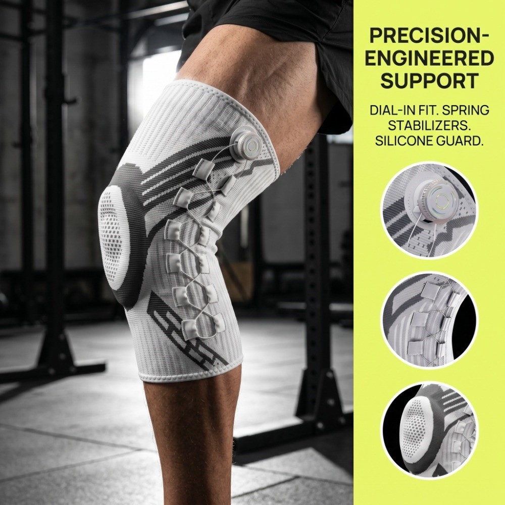 Rodilleras profesionales ajust - Knee Brace Badminton reseña y precio