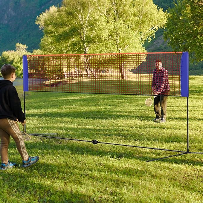 Red de bádminton portátil de t - Badminton Net reseña y precio