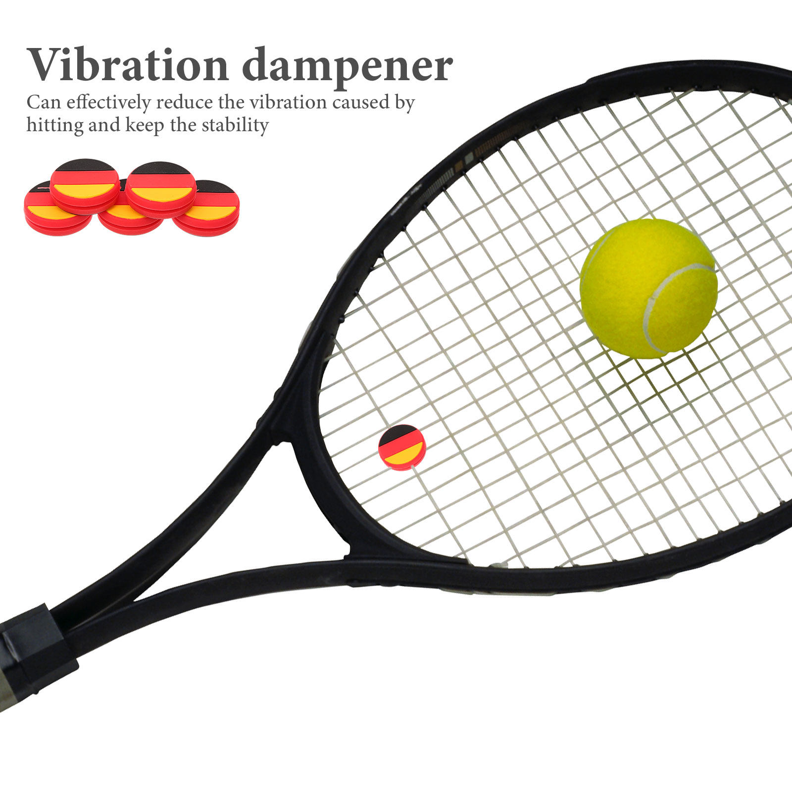 Amortiguadores decorativos par - Racket Vibration Dampener reseña y precio