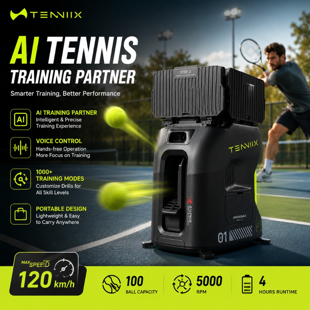 Máquina de Tenis Inteligente c - Badminton In English reseña y precio